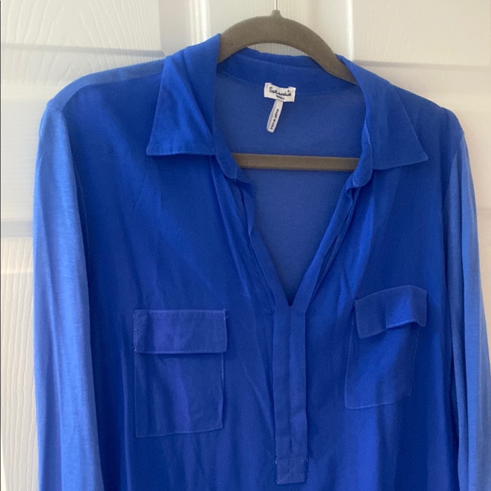 Splendid Royal Blue Blouse